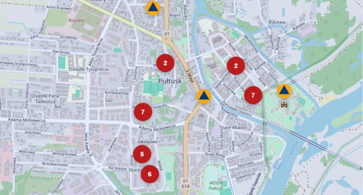 Bezpieczeństwo, MSWiA uruchamia mapę schronień Działa offline będzie aktualizowana przez Straż organy ochrony ludności - zdjęcie, fotografia
