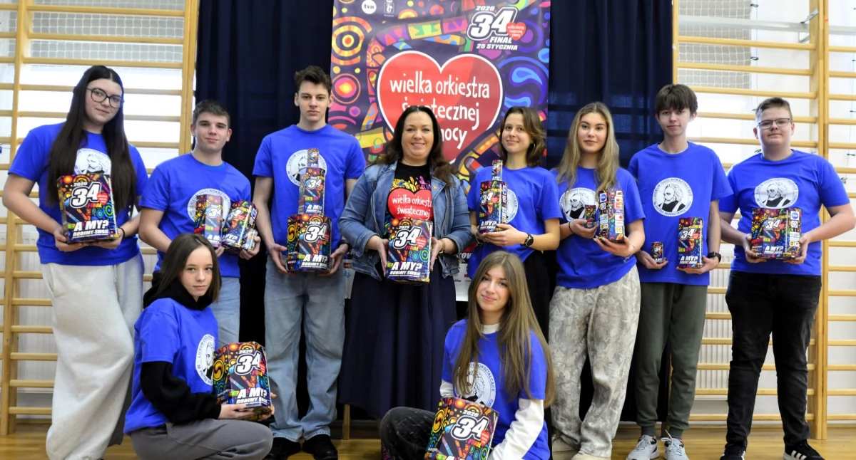 WIELKA ORKIESTRA ŚWIĄTECZNEJ POMOCY, Serce Skargi zatrzymania! wizytą pułtuskim sztabie WOŚP - zdjęcie, fotografia