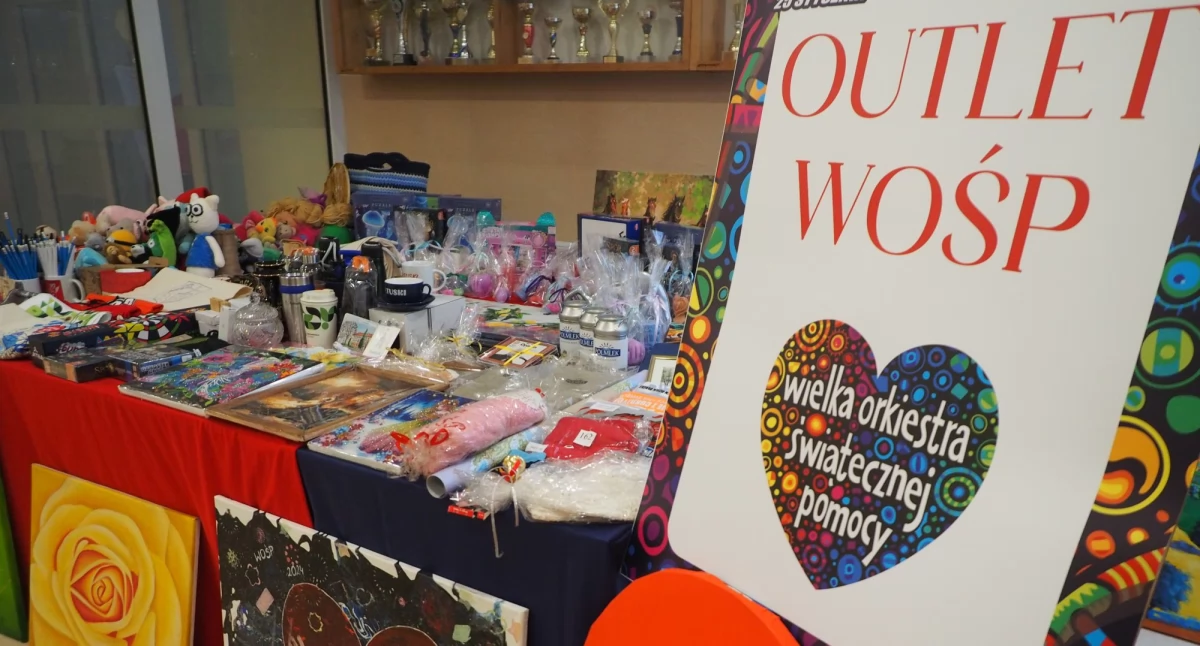 Tak wyglądał dziś outlet WOŚP. 