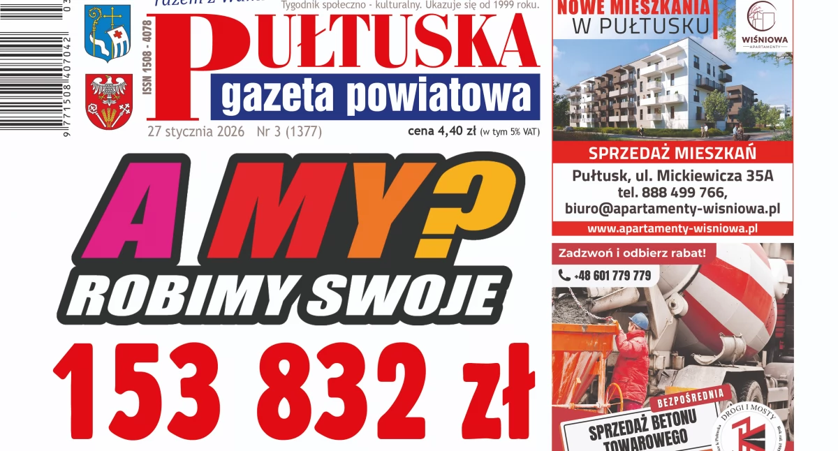 Społeczeństwo, numer Pułtuskiej Gazety Powiatowej jutro kioskach! - zdjęcie, fotografia