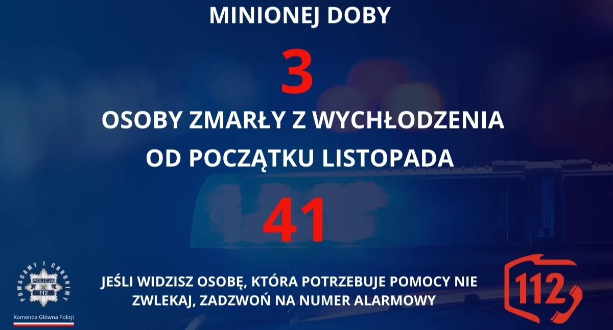 Komunikaty policji, Bilans ofiar mrozu Polsce rośnie - zdjęcie, fotografia