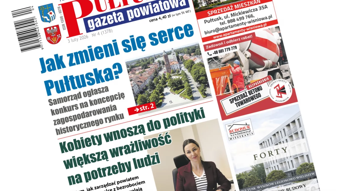 W aktualnym numerze PGP, numerze Pułtuskiej Gazety Powiatowej - zdjęcie, fotografia