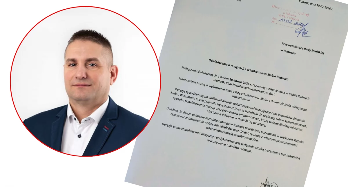 Miasto, Maciej Kudrel ostatni radny Klubu Niezależnych Samorządowców także zrezygnował - zdjęcie, fotografia
