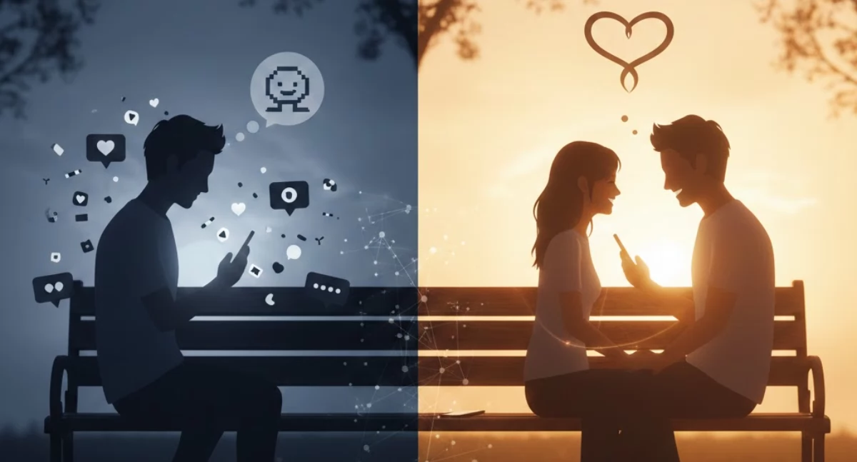 Społeczeństwo, Aplikacje randkowe spotkanie żywo wybieracie - zdjęcie, fotografia