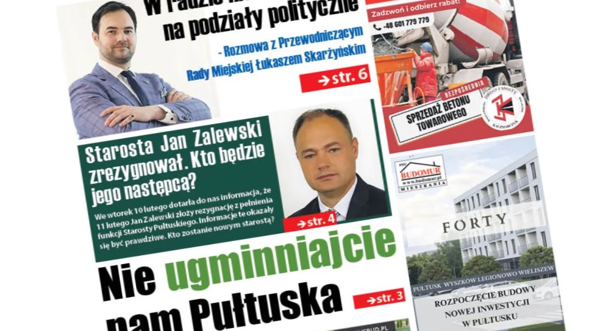 W aktualnym numerze PGP, numerze Putuskiej Gazety Powiatowej - zdjęcie, fotografia