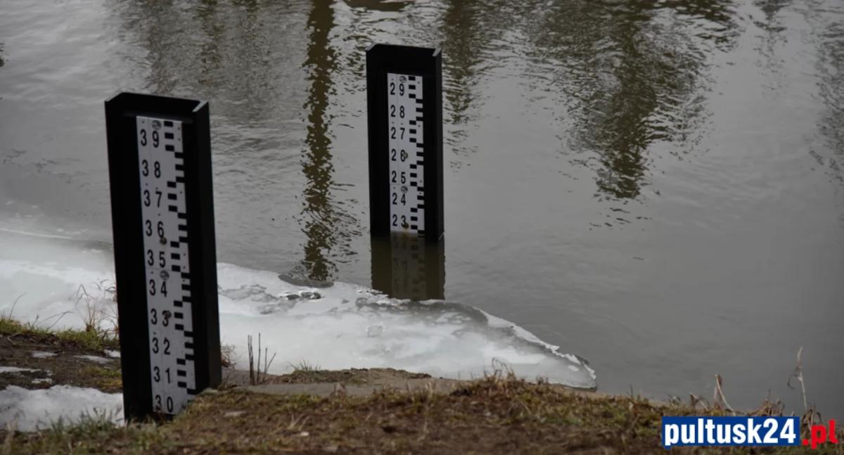 Komunikaty, Narew Pułtusku przybiera Wydano ostrzeżenia hydrologiczne - zdjęcie, fotografia
