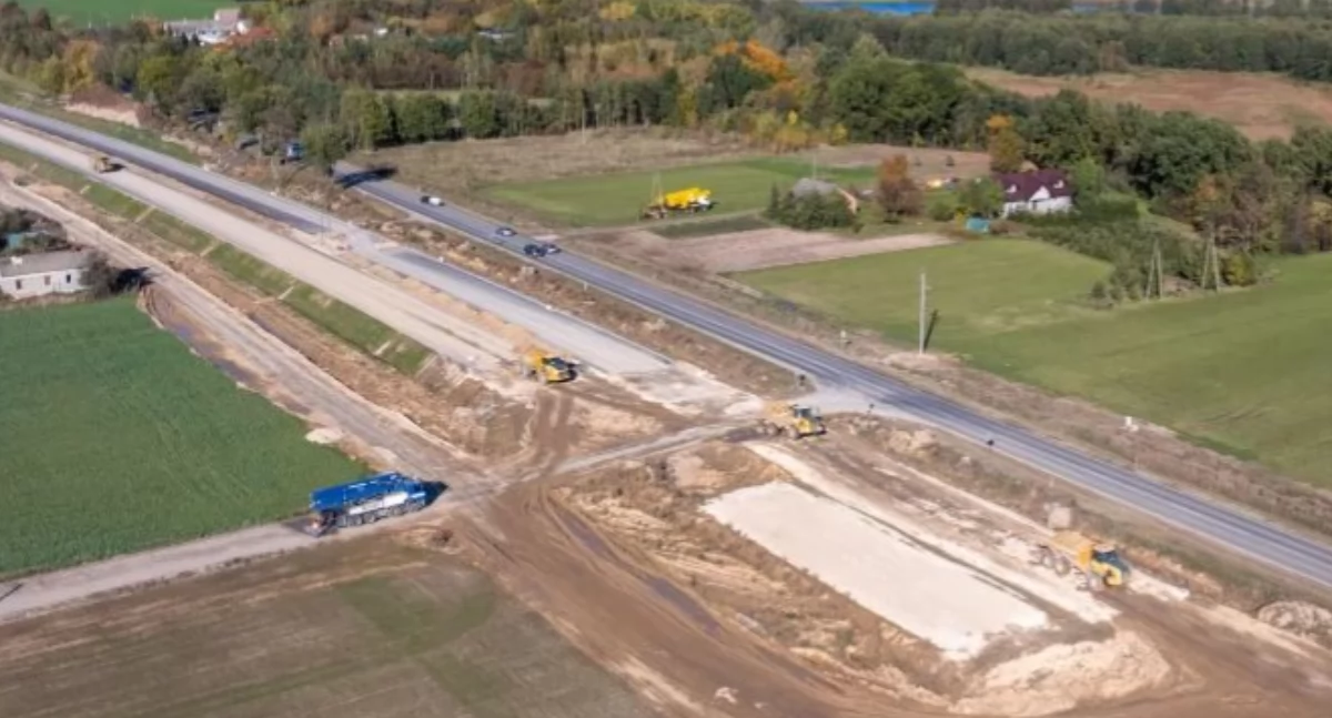 Miasto, mazowieckich obwodnic zmieni region Pułtusk ostatniej prostej - zdjęcie, fotografia