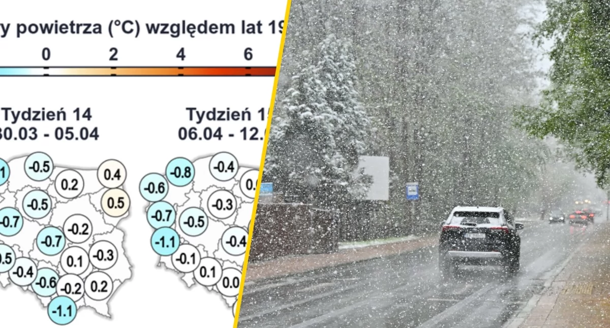 Pogoda, śnieg jeszcze wróci Najnowsze prognozy połowy kwietnia  - zdjęcie, fotografia