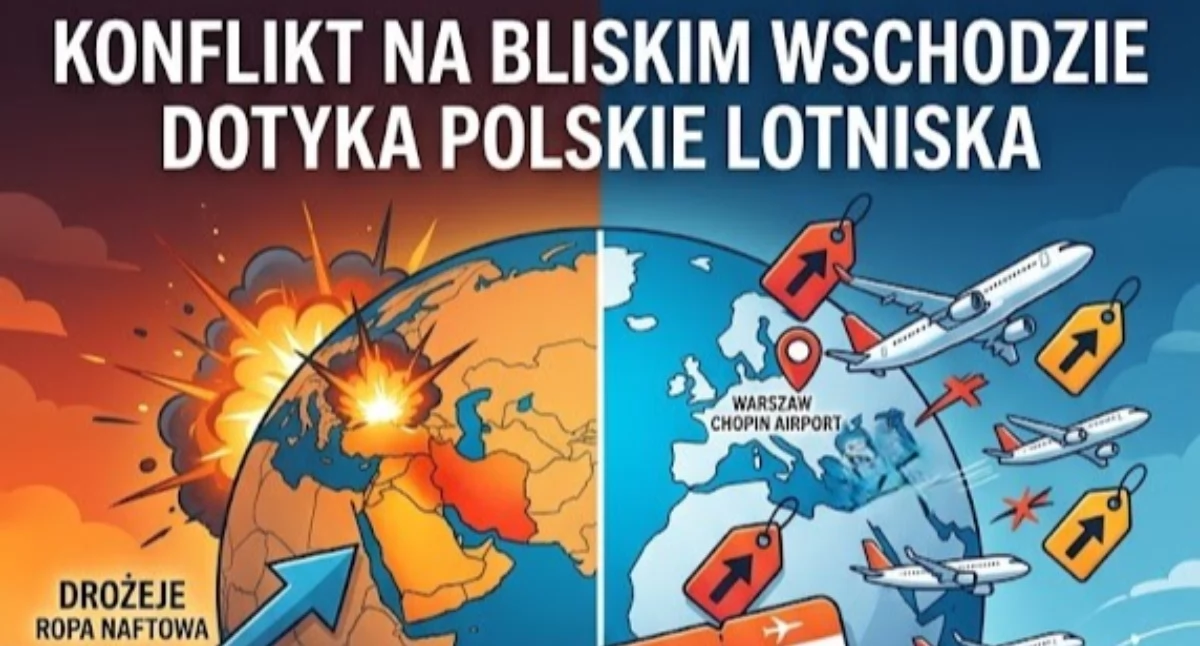 Społeczeństwo, Konflikt Bliskim Wschodzie dotyka polskie lotniska Podrożeją bilety - zdjęcie, fotografia