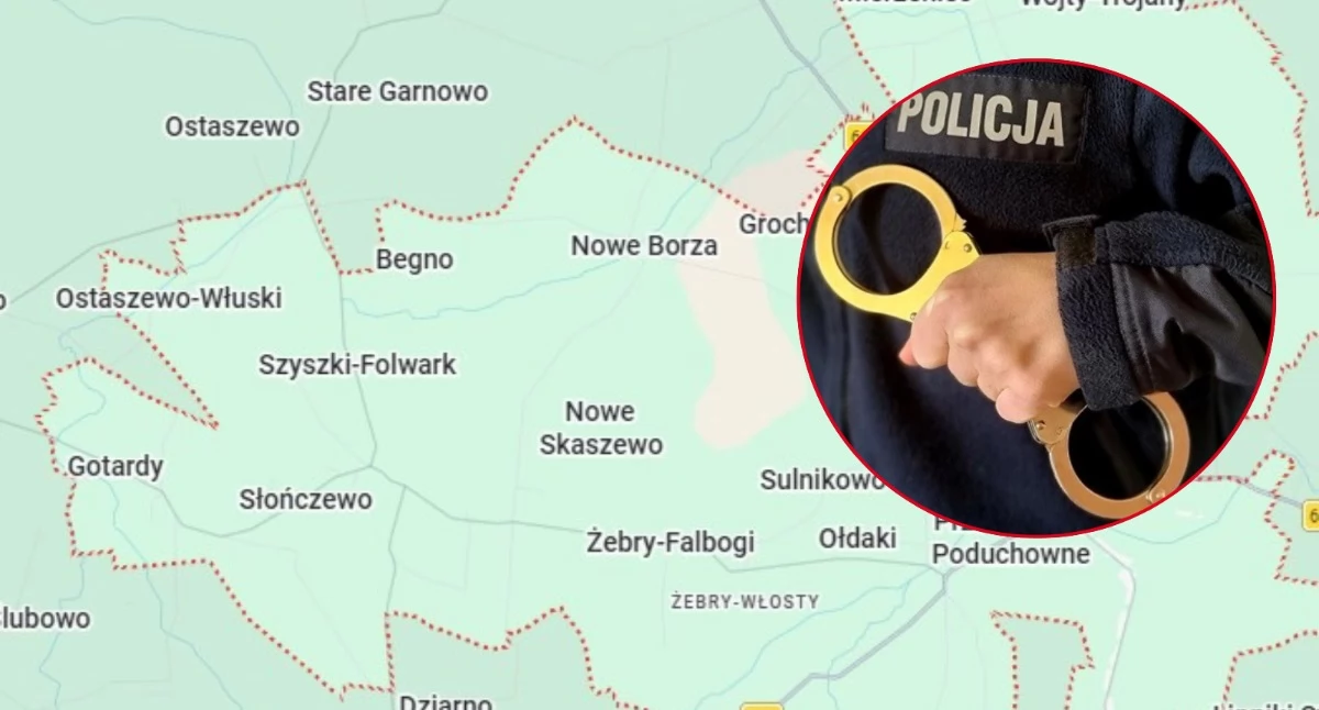 Policja, Brutalny prywatnej posesji Napastnicy zarzutami jeden miał sobie narkotyki - zdjęcie, fotografia