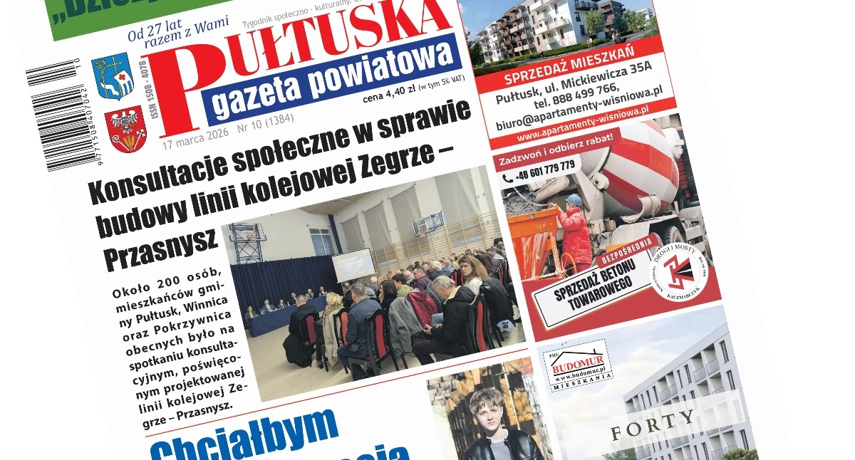 W aktualnym numerze PGP, numerze Pułtuskiej Gazety Powiatowej - zdjęcie, fotografia