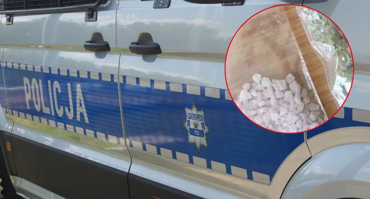 Policja, Niebieska Karta narkotyki znieważenie funkcjionariuszy Agresywny latek gminy Obryte rękach policji - zdjęcie, fotografia