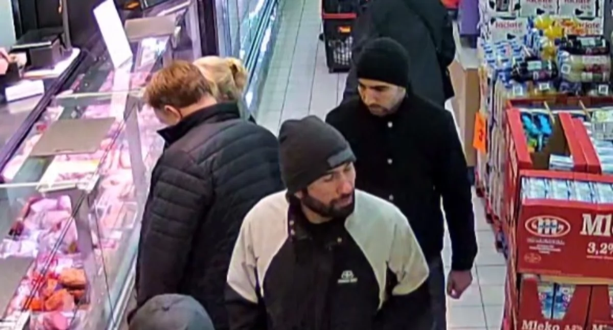 Policja, Ciechanów Ukradli towar kilkaset złotych Rozpoznajesz mężczyzn - zdjęcie, fotografia