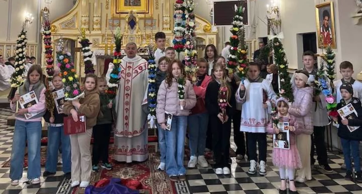 Wiara, Niedziela Palmowa Parafii Obryte - zdjęcie, fotografia