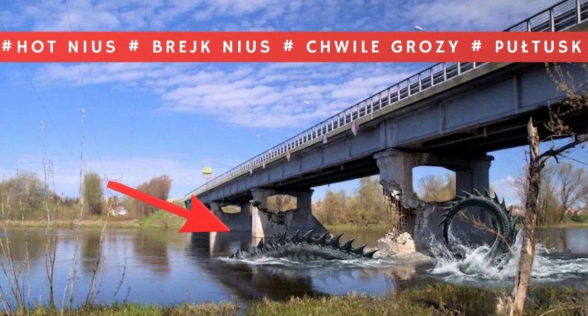 Miasto, Potwór zjadł Pułtusku poczuł wiosnę - zdjęcie, fotografia