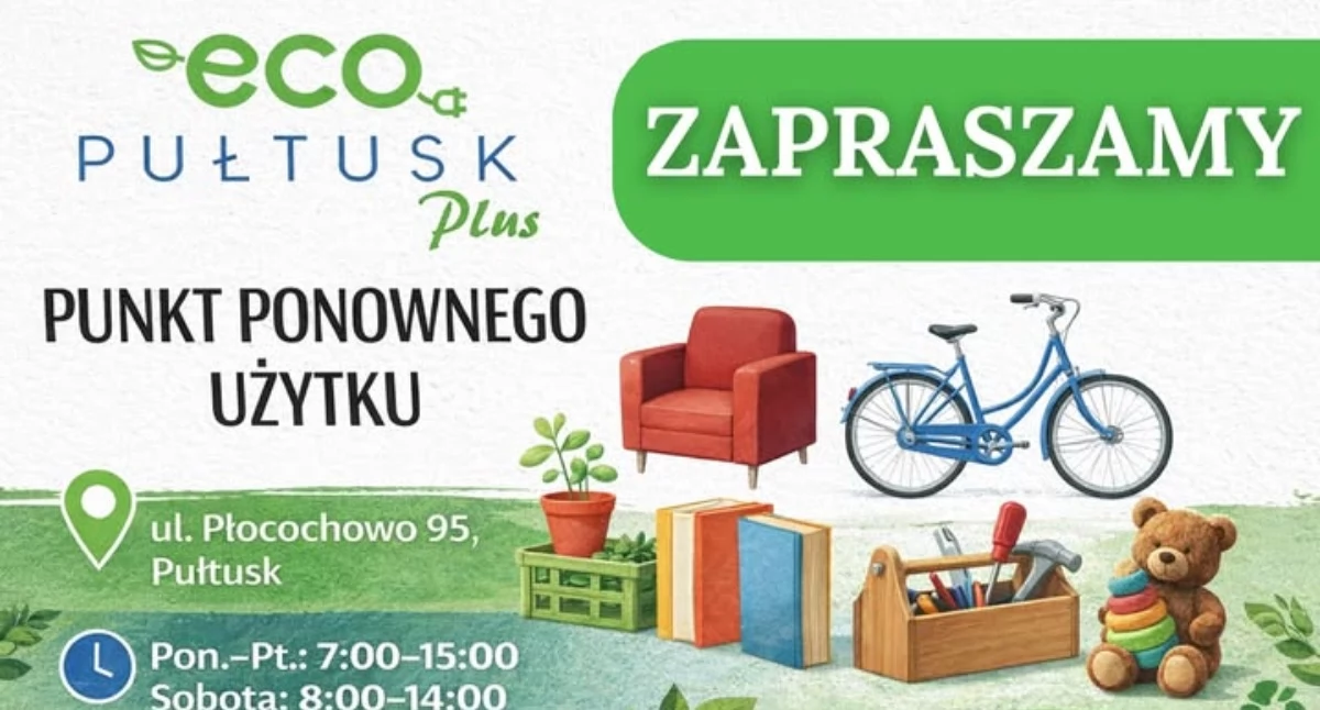 Artykuł zewnętrzny, Punkt Ponownego Użytku Gminie Pułtusk - zdjęcie, fotografia