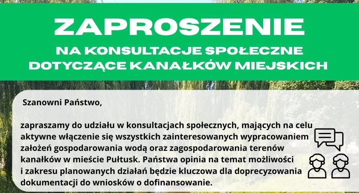Miasto, Decyduj losach pułtuskich kanałków! Ważne konsultacje społeczne dziś! - zdjęcie, fotografia