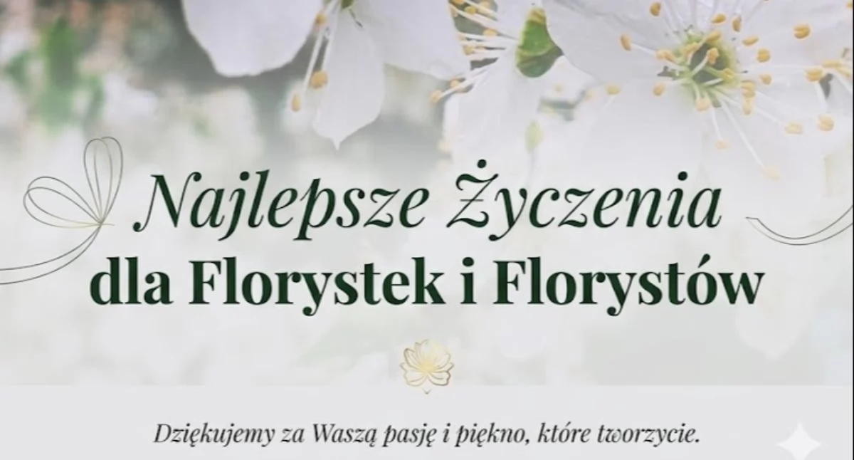 Społeczeństwo, Kwiaty językiem natury florysta tłumaczem świętujemy Dzień Florysty - zdjęcie, fotografia