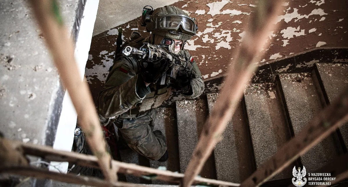 Wojsko, Terytorialsi doskonalą działania terenie zurbanizowanym - zdjęcie, fotografia