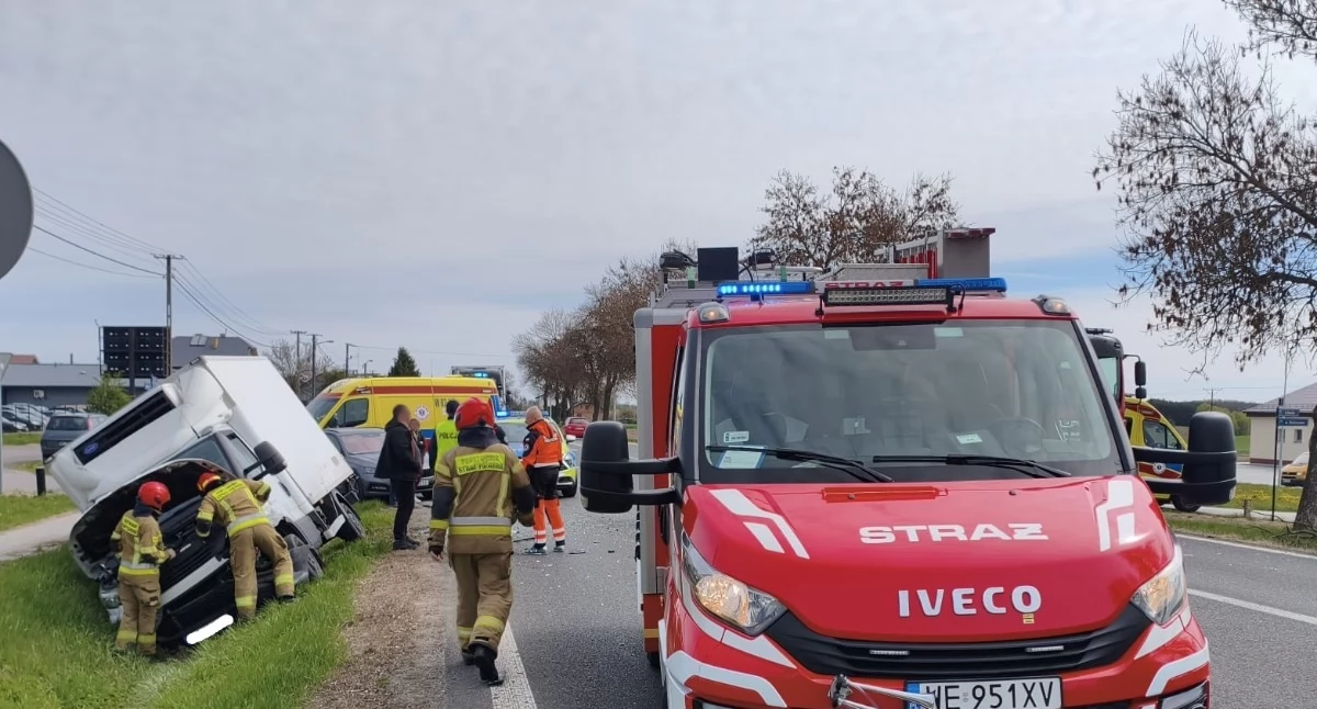 Wypadki, Uwaga kierowcy! Wypadek Somiance - zdjęcie, fotografia