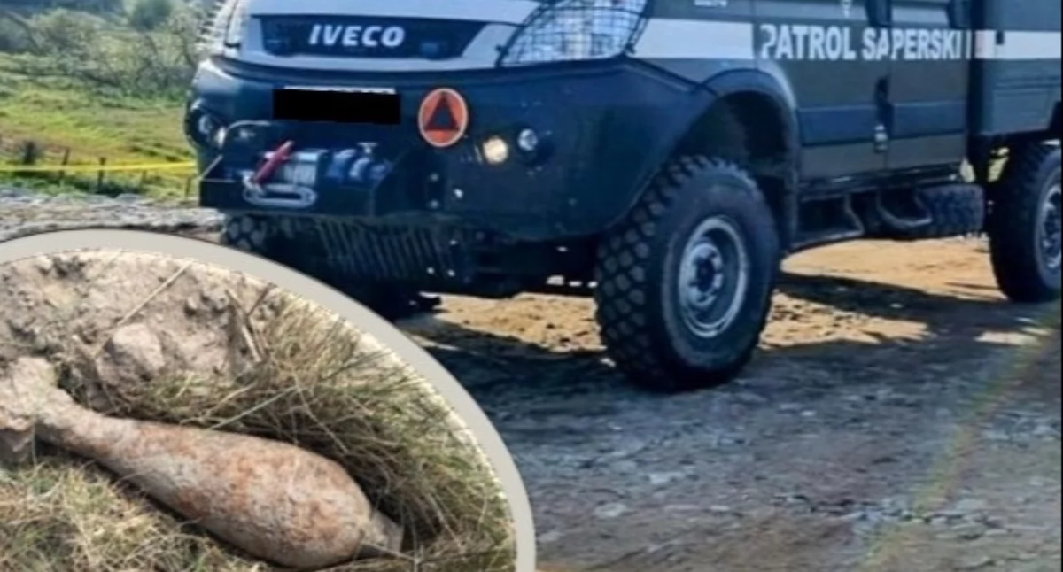Policja, Niewybuch gminie Pokrzywnica Policja ostrzega przed „pamiątkami” czasów wojny - zdjęcie, fotografia