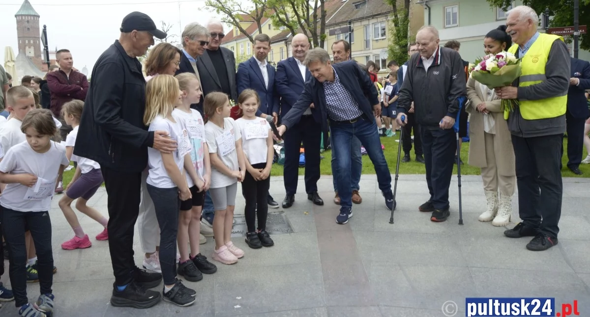 Sport Pułtusk, XXIII Międzynarodowe Biegi Ireny Szewińskiej pułtuskim rynku - zdjęcie, fotografia