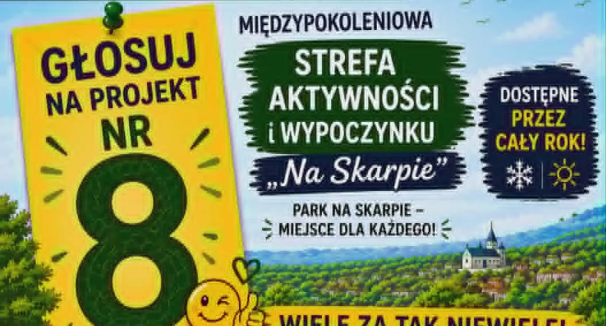 Miasto, serce Pułtuska „Na Skarpie” może stać strefą każdego pokolenia! przedstawiamy kolejny projekt który może zrealizowany ramach Budżetu Obywatelskiego Pułtuska - zdjęcie, fotografia