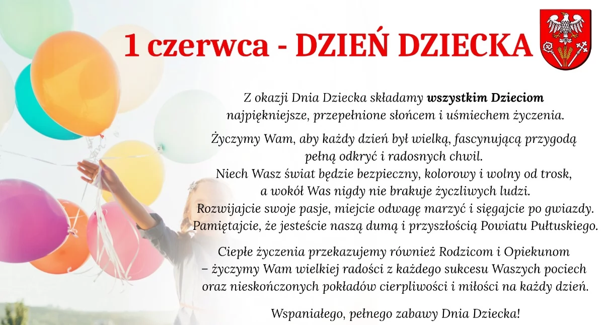 WIADOMOŚCI ZE STAROSTWA POWIATOWEGO, czerwca DZIEŃ DZIECKA - zdjęcie, fotografia