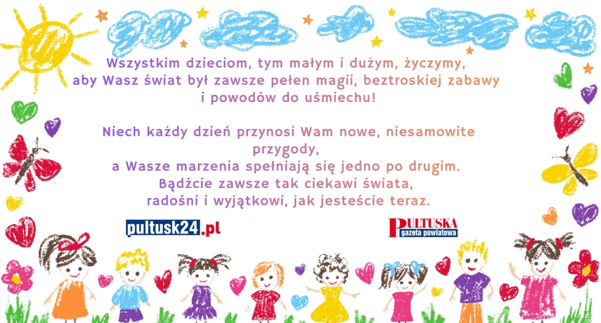 Podziękowania/Życzenia, Dzień Dziecka - zdjęcie, fotografia
