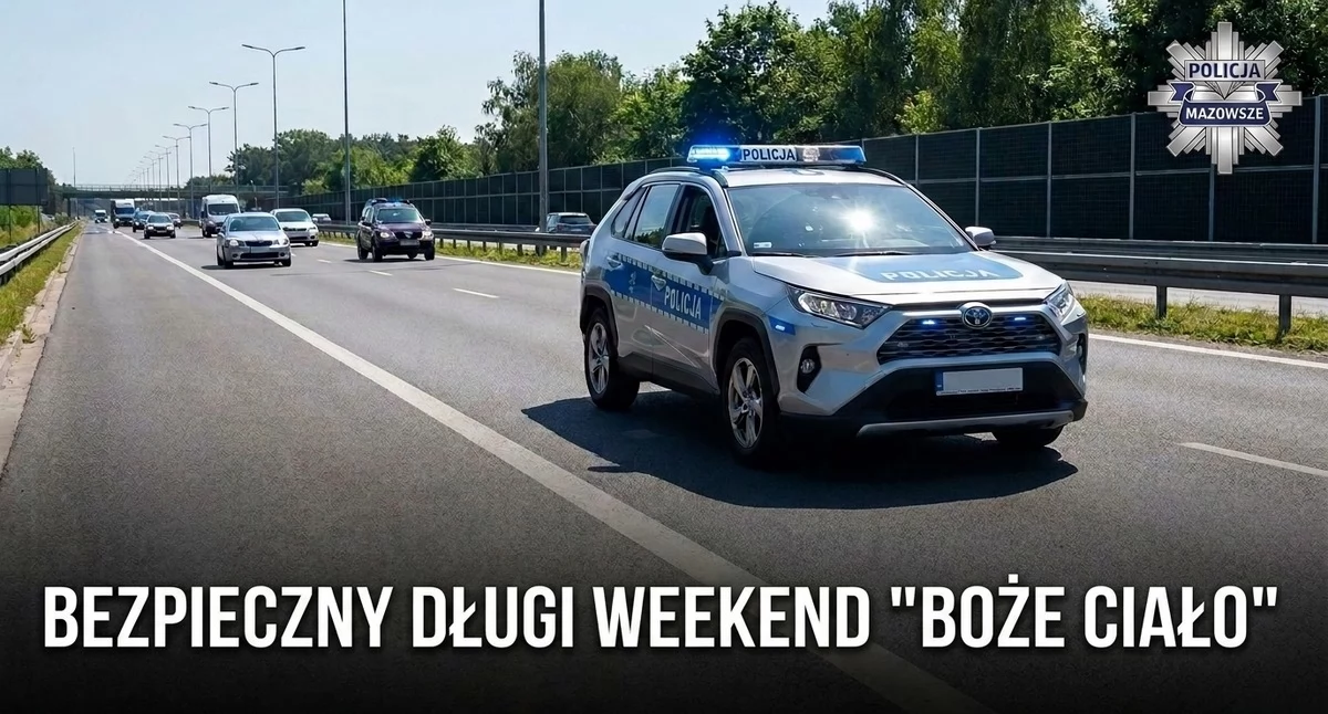 Policja, Długi weekend Boże Ciało Policji - zdjęcie, fotografia