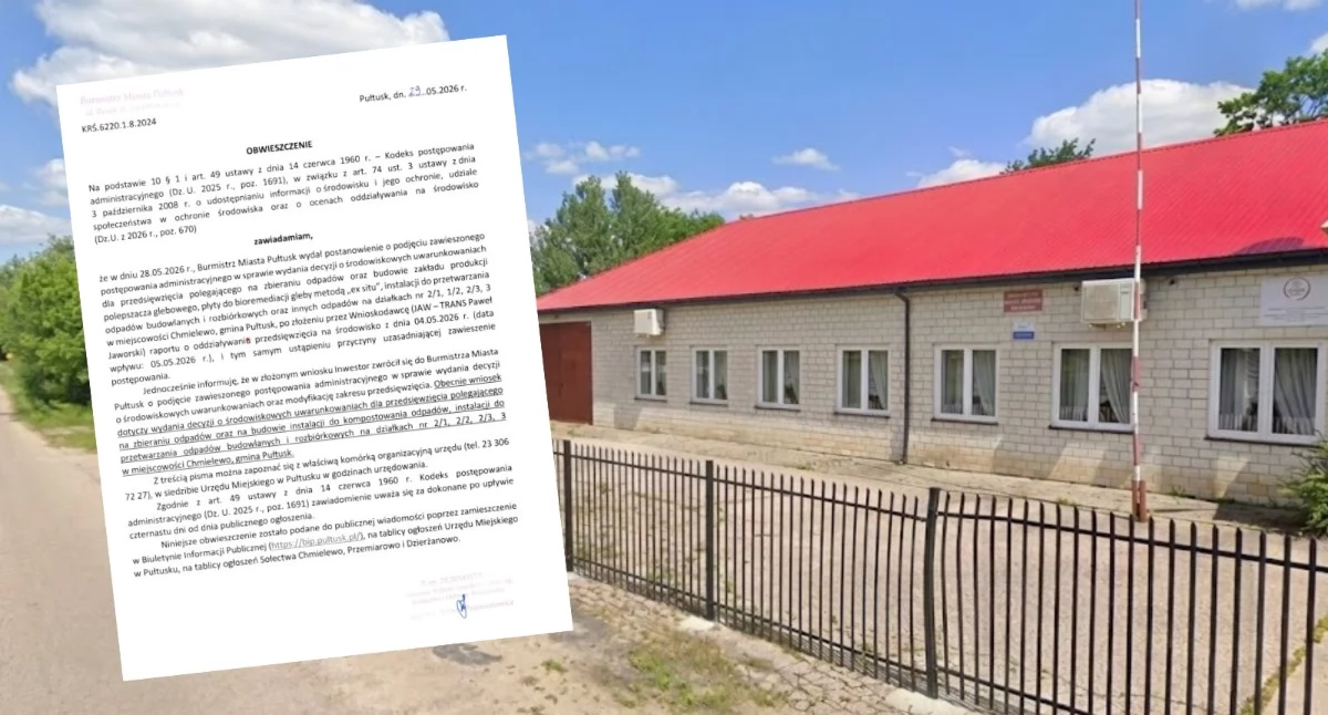 Interwencje, Mieszkańcy mówią „nie” Inwestor odpuszcza! postępowanie sprawie zakładu przetwarzania odpadów Chmielewie wznowione - zdjęcie, fotografia