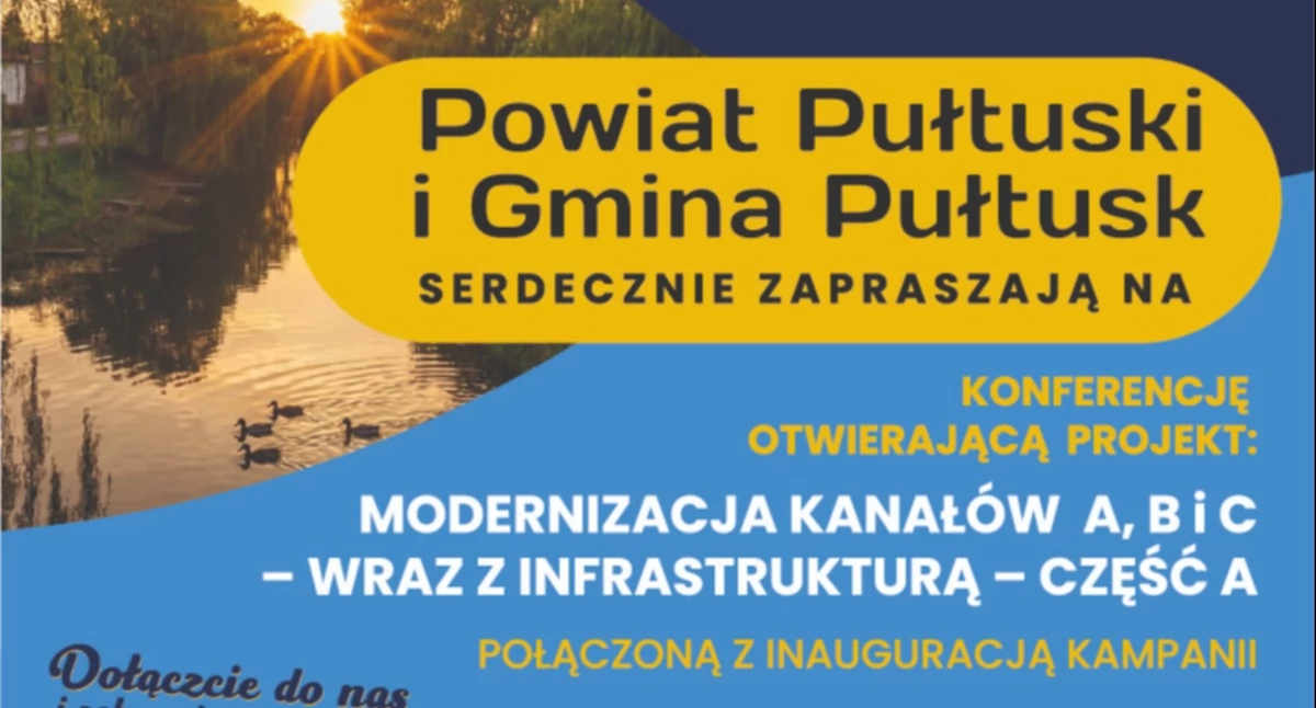 Miasto, tygodniu konferencja poświęcona kanałkom Gmina powiat zapraszają mieszkańców - zdjęcie, fotografia