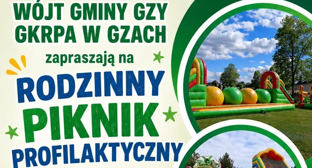 Wydarzenia, Urząd Gminy zaprasza Rodzinny Piknik Profilaktyczny - zdjęcie, fotografia