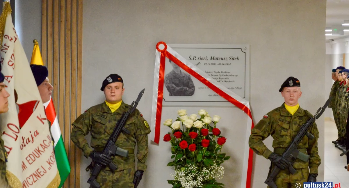 Wiadomości z kraju, Wyszków uczcił pamięć sierż Mateusza Sitka - zdjęcie, fotografia