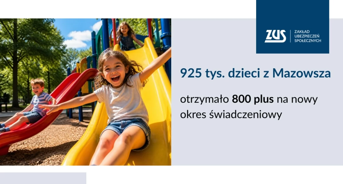 Pieniądze, dzieci Mazowsza otrzymało okres świadczeniowy - zdjęcie, fotografia