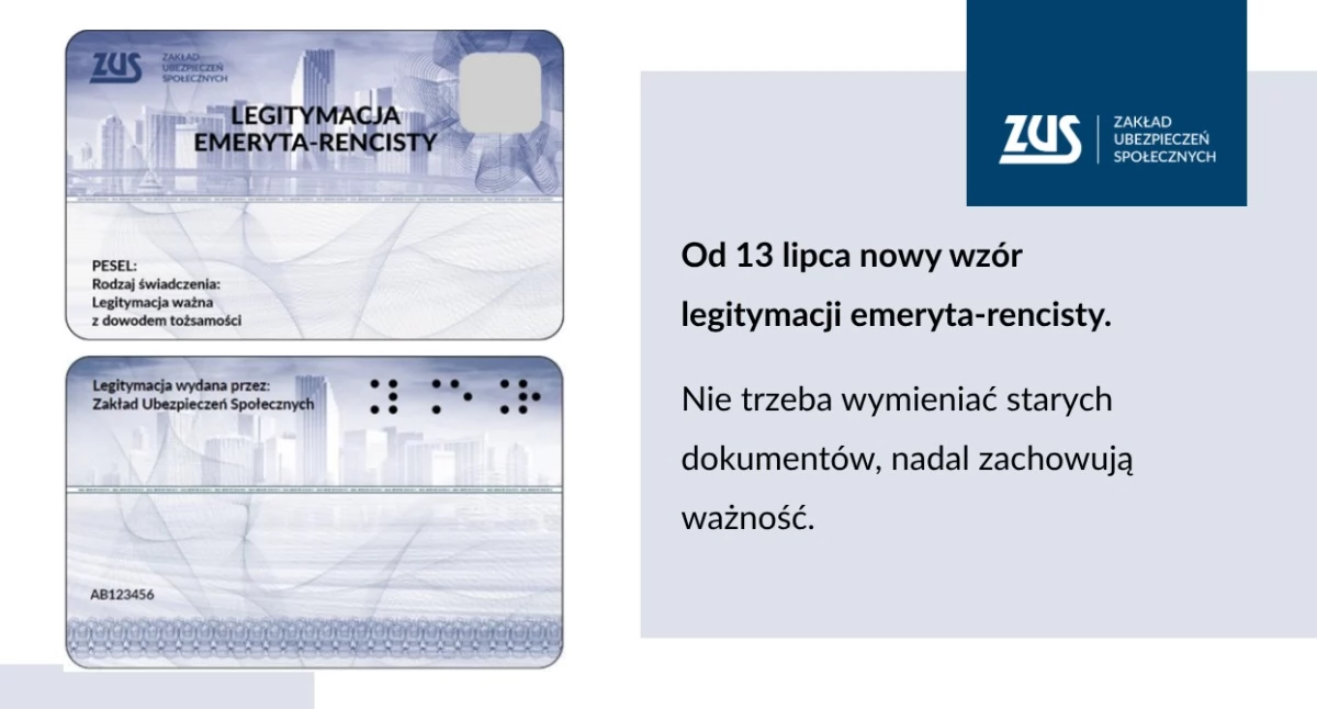 Pieniądze, legitymacja emeryta rencisty - zdjęcie, fotografia