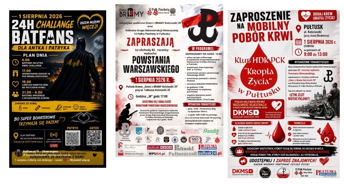 Pamięć i pomoc – wyjątkowa sobota w Pułtusku