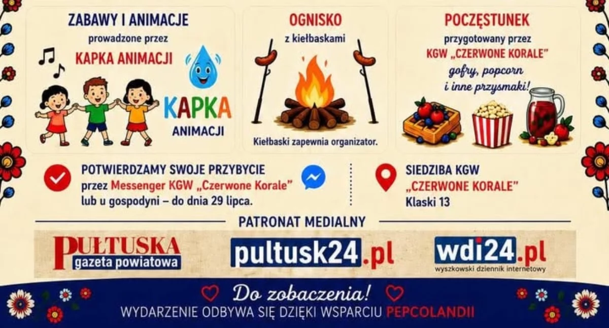 Czy parzybroda parzy w brodę? Czy bida dobrze smakuje? WIELKI WAKACYJNY JARMARK MŁODYCH u Czerwonych Korali pod naszym patronatem!