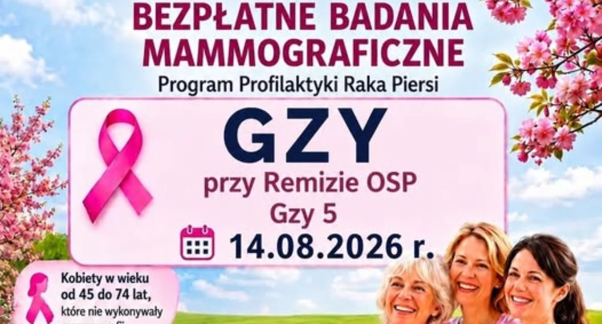 Zdrowie, Bezpłatna mammografia Gzach zadbaj swoje zdrowie! - zdjęcie, fotografia