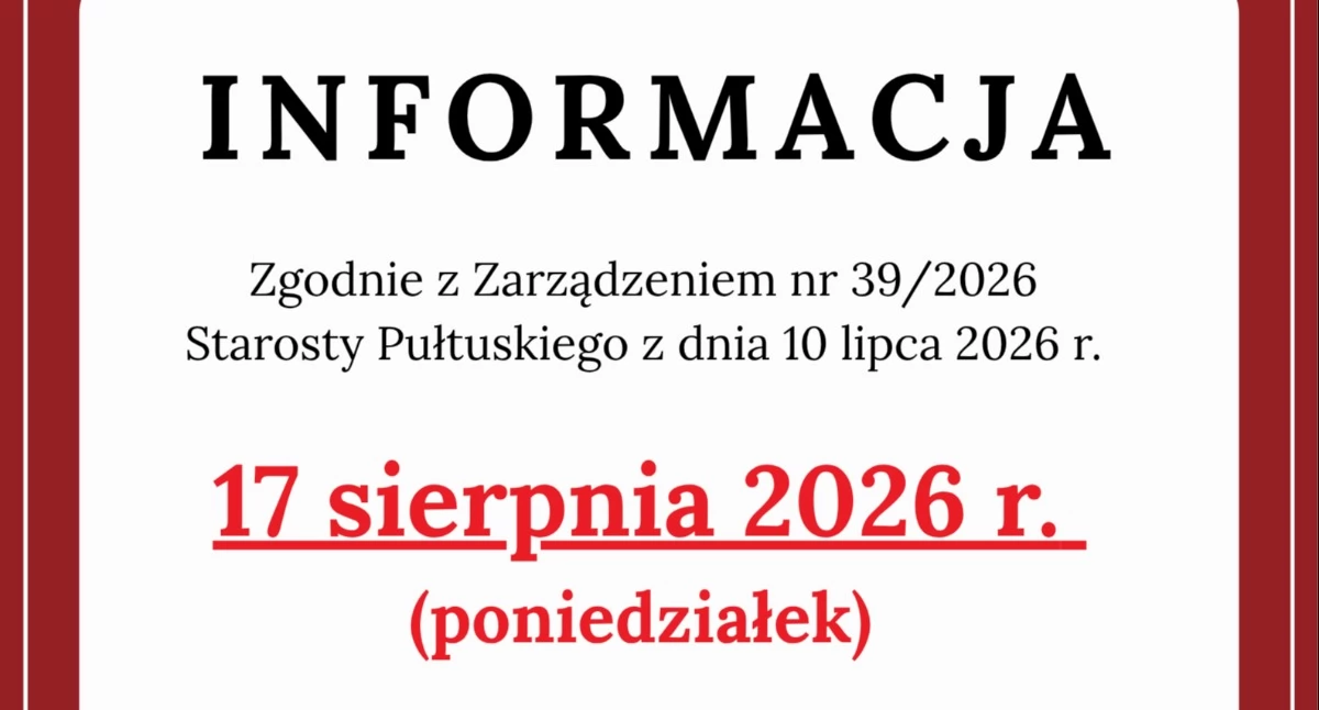 WIADOMOŚCI ZE STAROSTWA POWIATOWEGO, Informacjia wolnym pracy - zdjęcie, fotografia