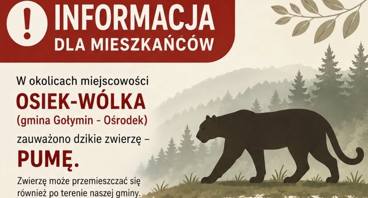 Komunikat, PILNE Ciechanowem! - zdjęcie, fotografia
