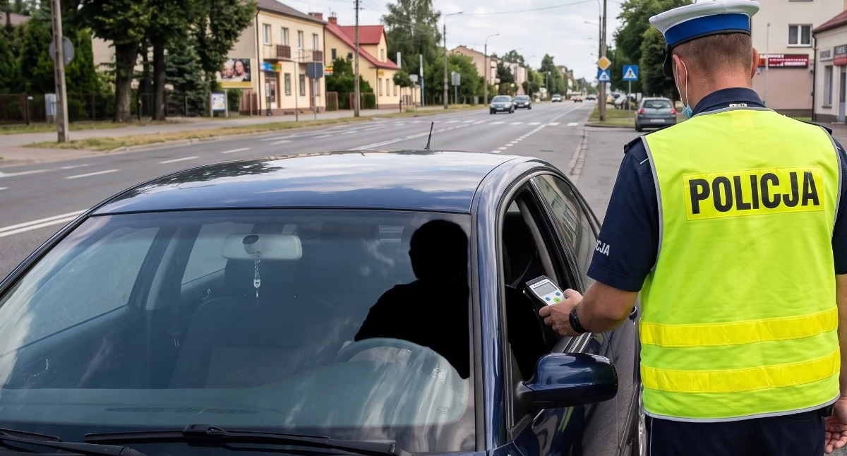 Pół promila i stracone prawo jazdy. 47-latek zatrzymany na ulicy Wyszkowskiej