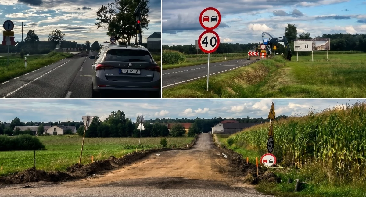 Gładczyn w remoncie: Drogowa rewolucja na trasie wyszkowskiej już trwa