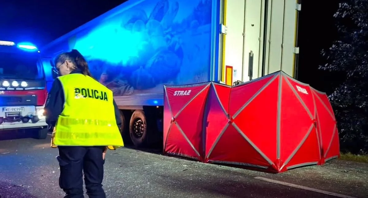 Szczegóły śmiertelnego wypadku na trasie Pułtusk-Wyszków