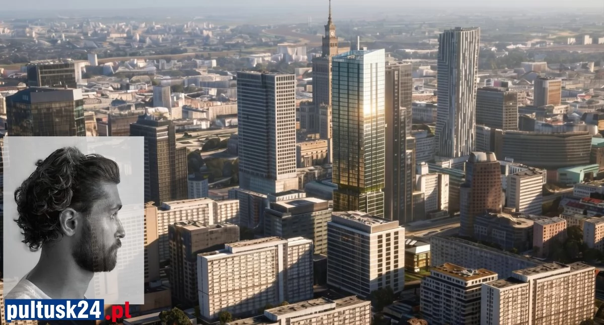 Sukces architekta z Pułtuska. Mateusz Minasiewicz zaprojektował warszawski wieżowiec