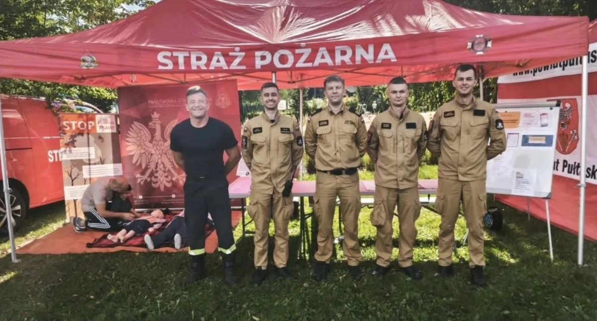 Bezpieczeństwo zaczyna się od wiedzy. Krajowy Trening Reagowania Akademii OLiOC z udziałem pułtuskich strażaków