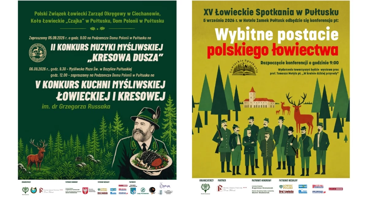 Zaproszenia, lesie piszczy będzie działo najbliższy weekend Podzamczu Polonii Pułtusku - zdjęcie, fotografia