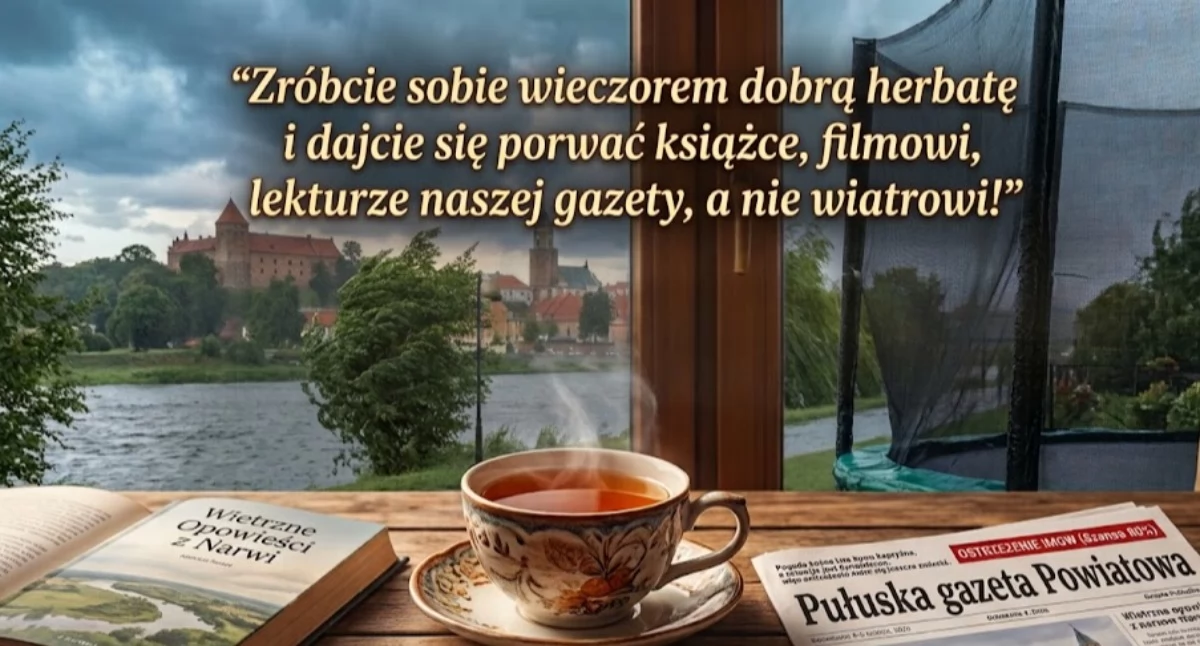 Dajcie się porwać książce, filmowi, lekturze naszej gazety, a nie wiatrowi...