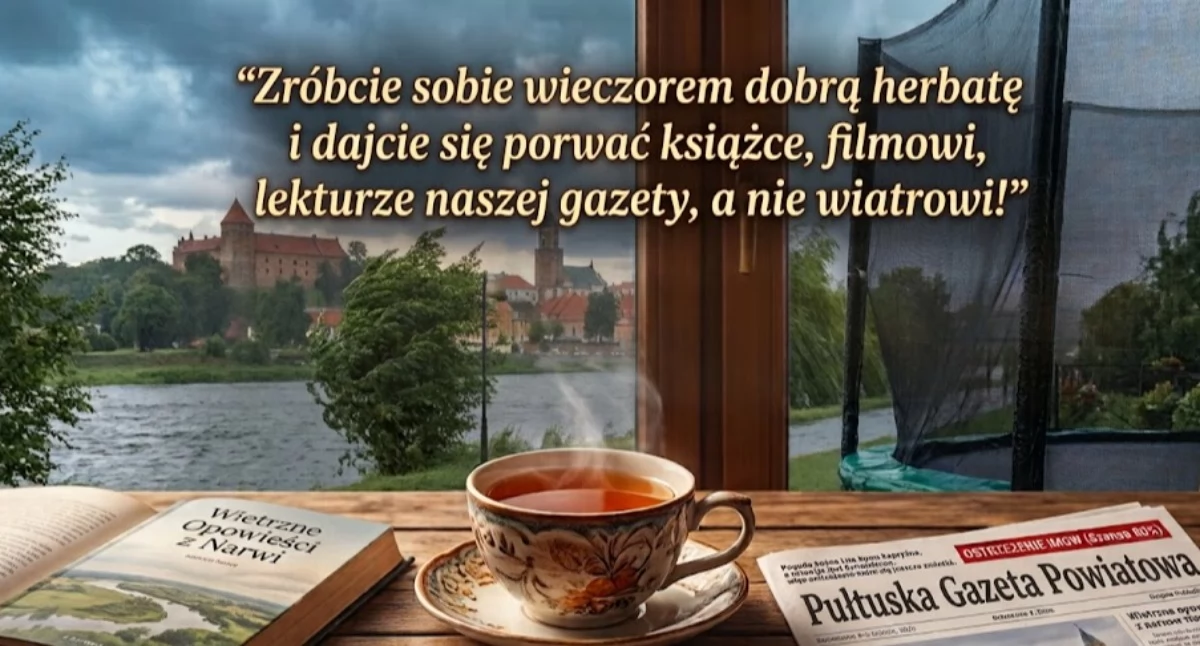 Pogoda, Dajcie porwać książce filmowi lekturze naszej gazety wiatrowi - zdjęcie, fotografia