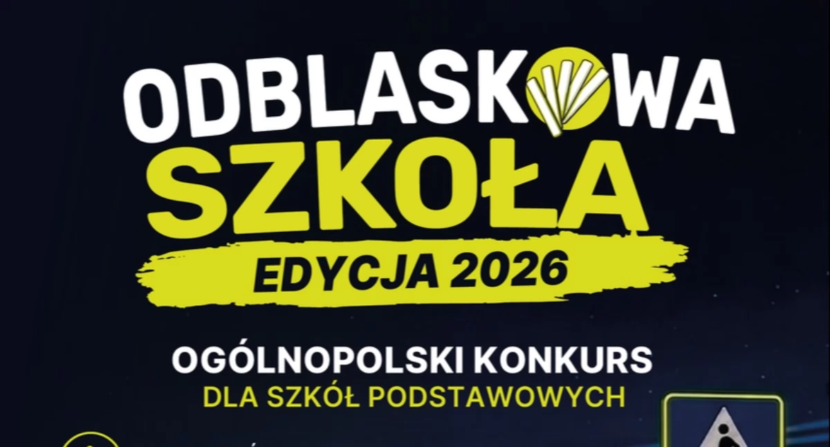 Policja, Konkurs „Odblaskowa szkoła” - zdjęcie, fotografia